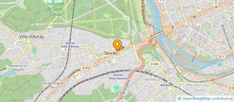 localisation de l'entreprise FRANCE MENAGER à SEVRES