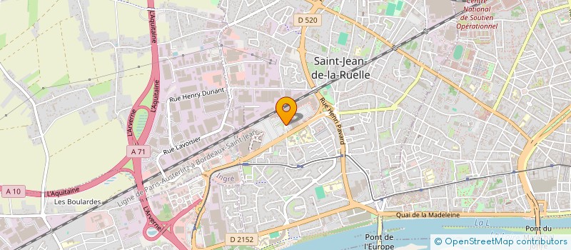 localisation de l'entreprise FRANCE MENUISERIE 45 à SAINT-JEAN-DE-LA-RUELLE