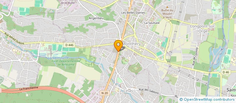 localisation de l'entreprise FRANCE MENUISERIE 91 NORD à LINAS