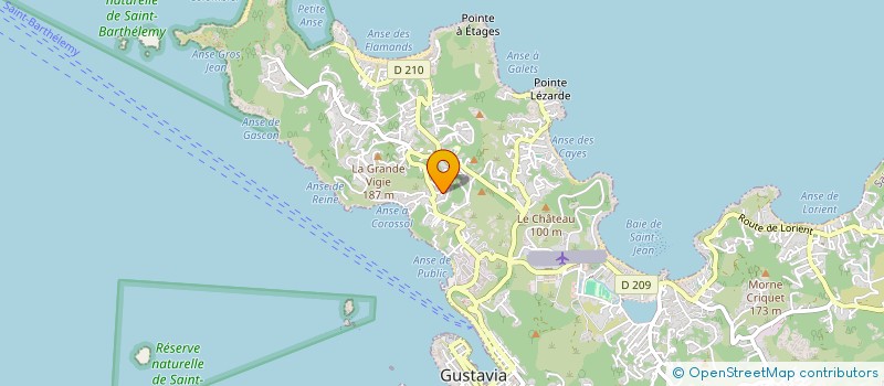 localisation de l'entreprise FRANCE MER CARAIBES MEDIA à SAINT BARTHELEMY