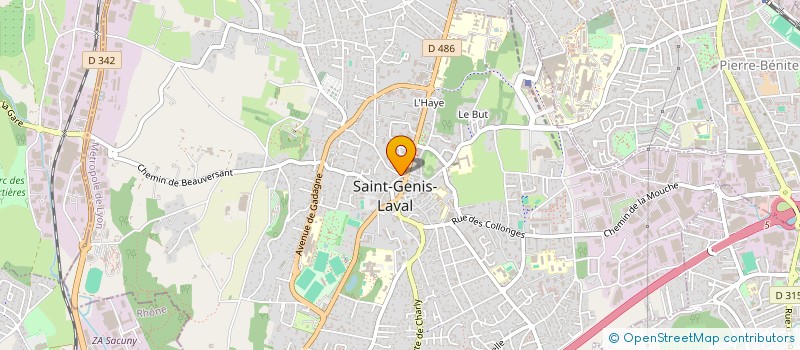 localisation de l'entreprise FRANCE METRES à SAINT-GENIS-LAVAL
