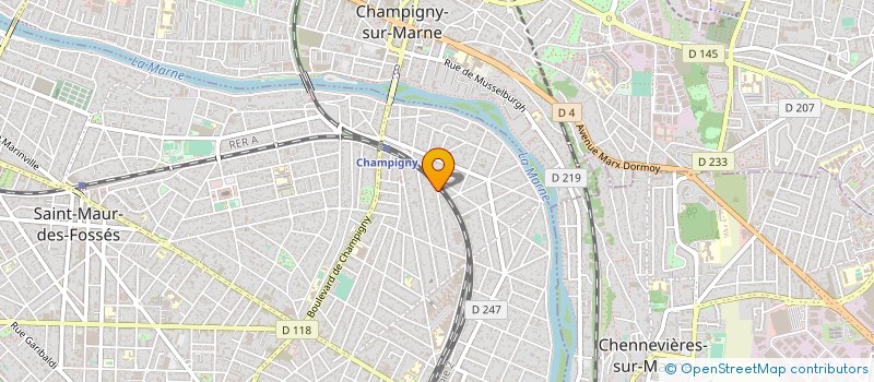 localisation de l'entreprise FRANCE METROPOLE DEMENAGEMENT à SAINT-MAUR-DES-FOSSES