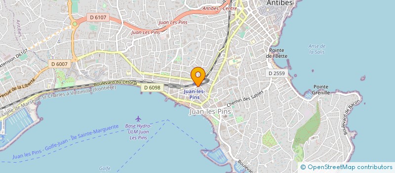localisation de l'entreprise FRANCE MILLESIMES HOLDING à ANTIBES