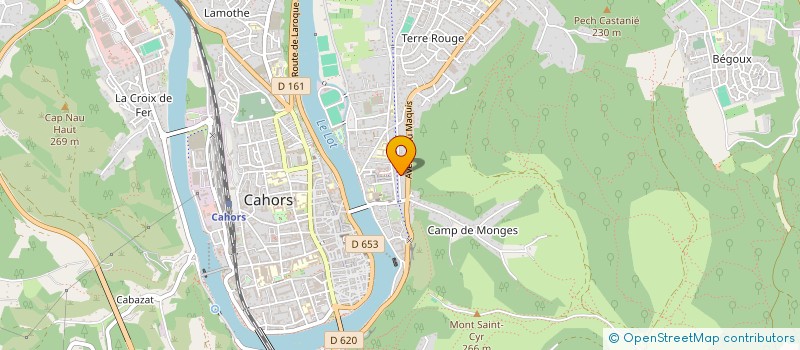 localisation de l'entreprise FRANCE MINGXIANG RESSOURCES  CAHORS