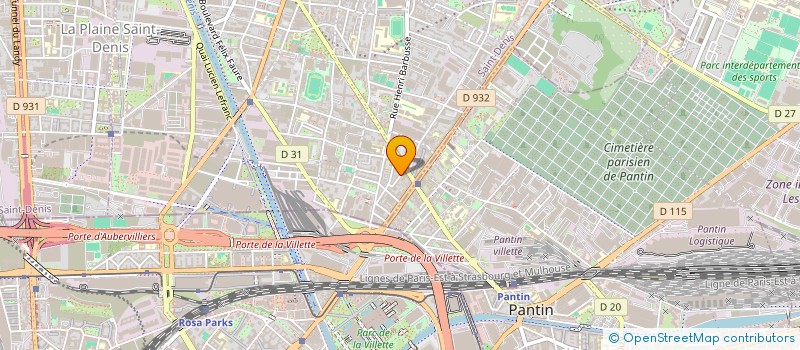 localisation de l'entreprise FRANCE'MOD à AUBERVILLIERS