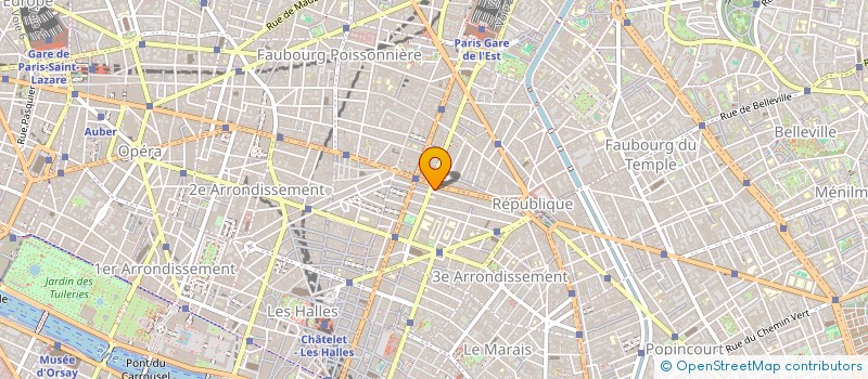 localisation de l'entreprise FRANCE MODE DIFFUSION à PARIS