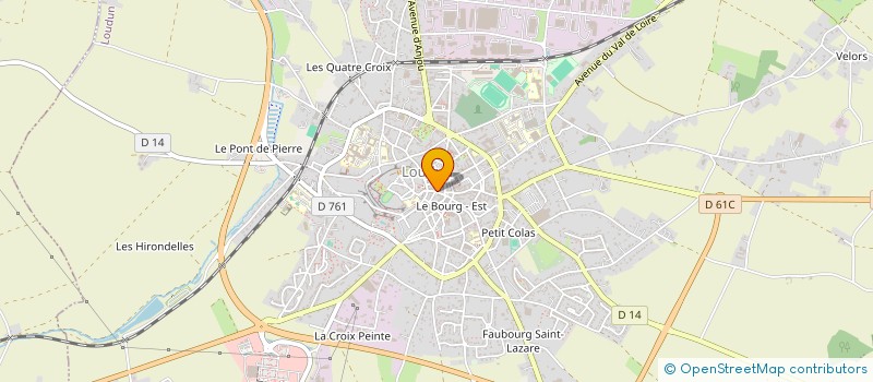 localisation de l'entreprise FRANCE MONDE ENFANCE à LOUDUN