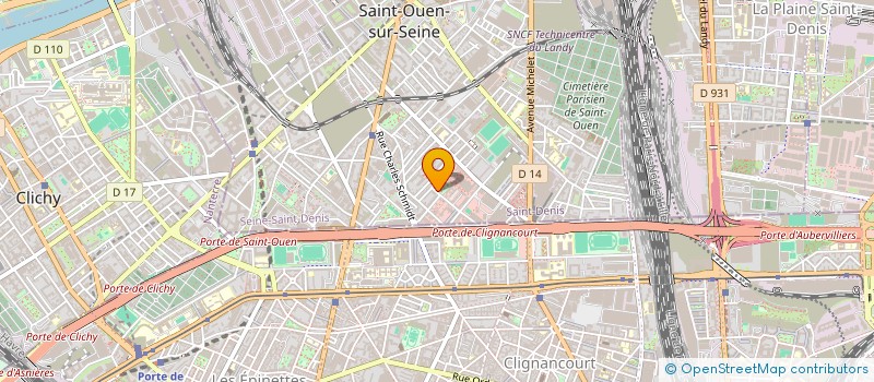 localisation de l'entreprise FRANCE MONDIAL à SAINT-OUEN-SUR-SEINE