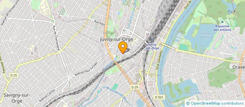 localisation de l'entreprise FRANCE MONTAGE ET SERVICES à JUVISY-SUR-ORGE