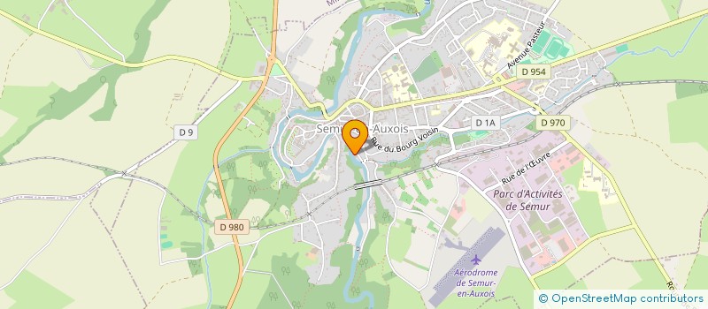 localisation de l'entreprise FRANCE MONTGOLFIERES SARL à SEMUR-EN-AUXOIS
