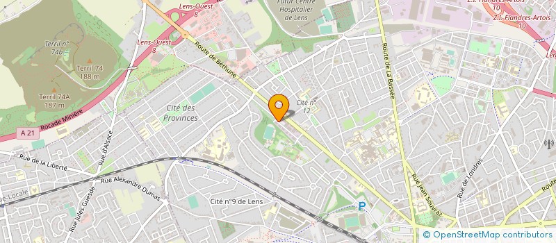 localisation de l'entreprise FRANCE MOTEURS BOITES  LENS