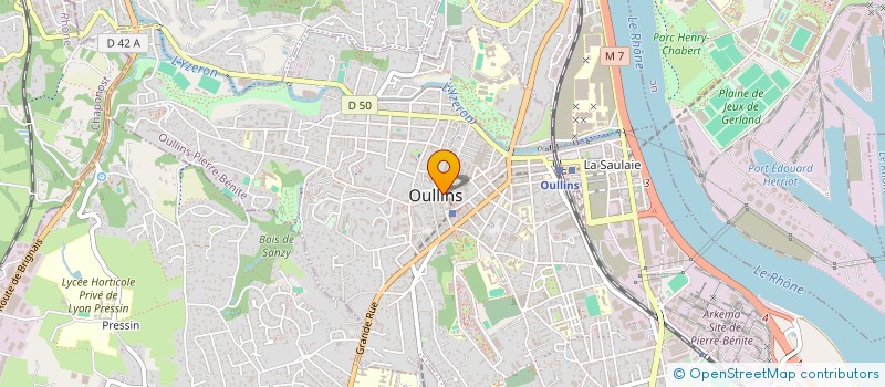 localisation de l'entreprise FRANCE MOTO SERVICE à OULLINS-PIERRE-BENITE