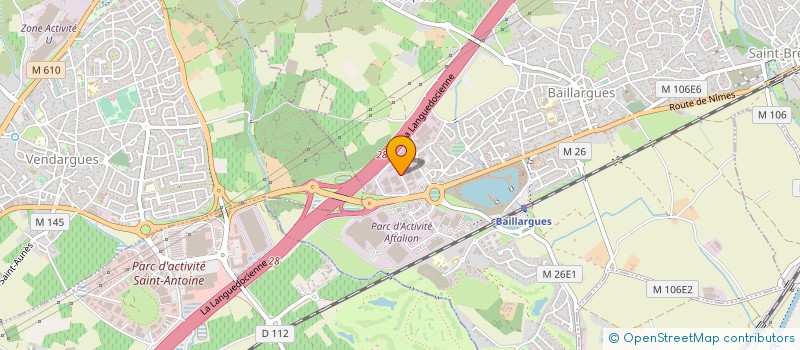 localisation de l'entreprise FRANCE MOTORHOME RANDONNEE EVASION à BAILLARGUES