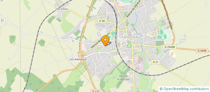 localisation de l'entreprise FRANCE MOTORS VISION à CHANTONNAY