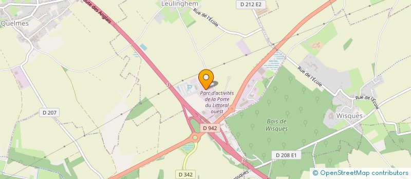 localisation de l'entreprise FRANCE MOUILLAGE OFFSET à LEULINGHEM