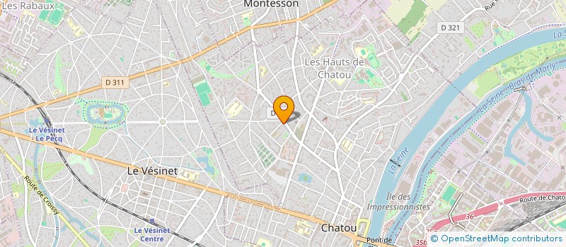 localisation de l'entreprise FRANCE MOVE  CHATOU