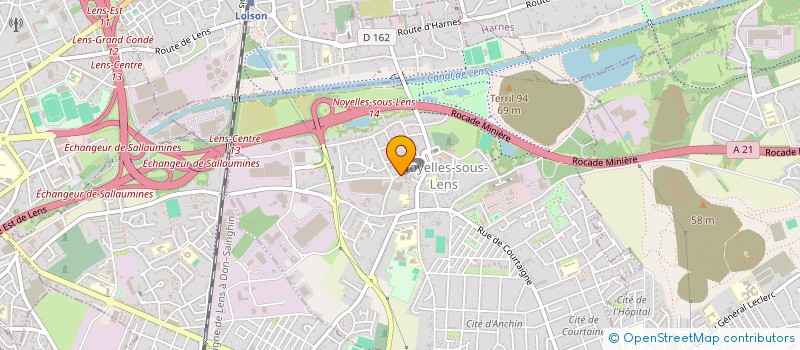 localisation de l'entreprise FRANCE MULTI-SERVICES  NOYELLES-SOUS-LENS