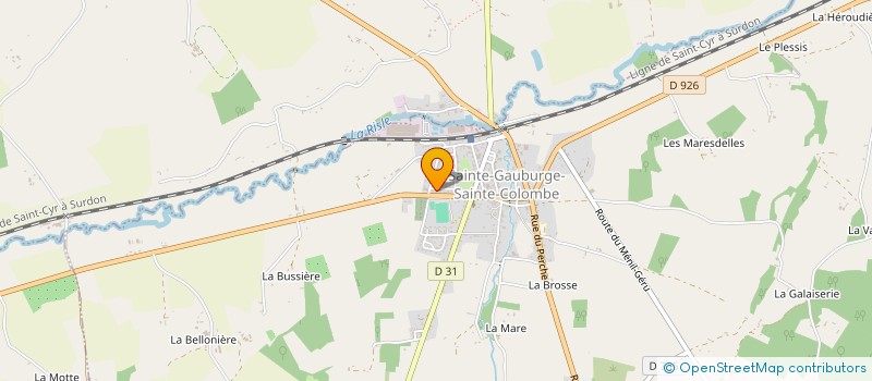 localisation de l'entreprise FRANCE MULTI SERVICES à SAINTE-GAUBURGE-SAINTE-COLOMBE