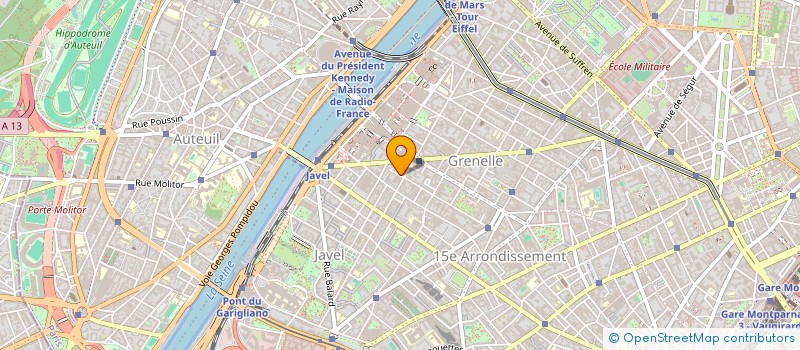 localisation de l'entreprise FRANCE NACH à PARIS