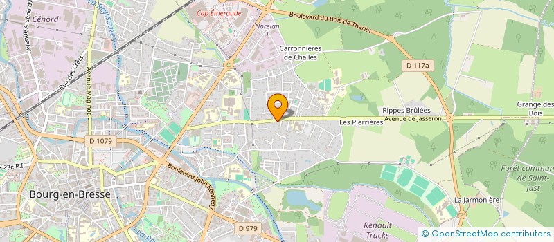 localisation de l'entreprise FRANCE NATURE ENVIRONNEMENT AIN à BOURG-EN-BRESSE