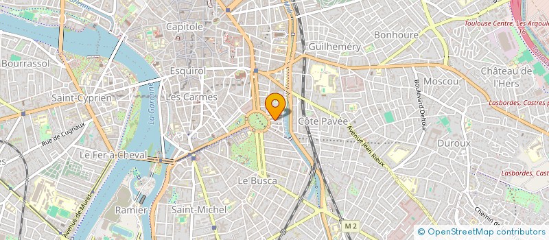 localisation de l'entreprise FRANCE NATURE ENVIRONNEMENT OCCITANIE PYRENEES  TOULOUSE
