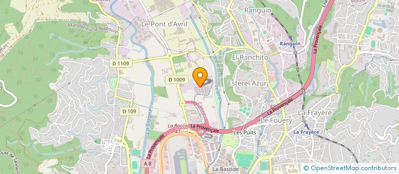 localisation de l'entreprise FRANCE NATURE PROPRE  MANDELIEU-LA-NAPOULE