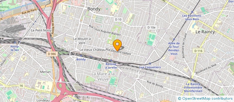 localisation de l'entreprise FRANCE NET SERVICES  BONDY