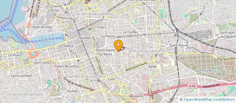 localisation de l'entreprise FRANCE NETTOYAGE à MARSEILLE