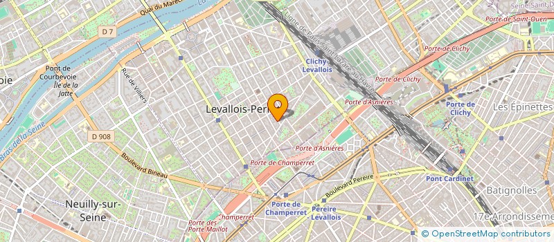 localisation de l'entreprise FRANCE NETTOYAGE SERVICE à LEVALLOIS-PERRET
