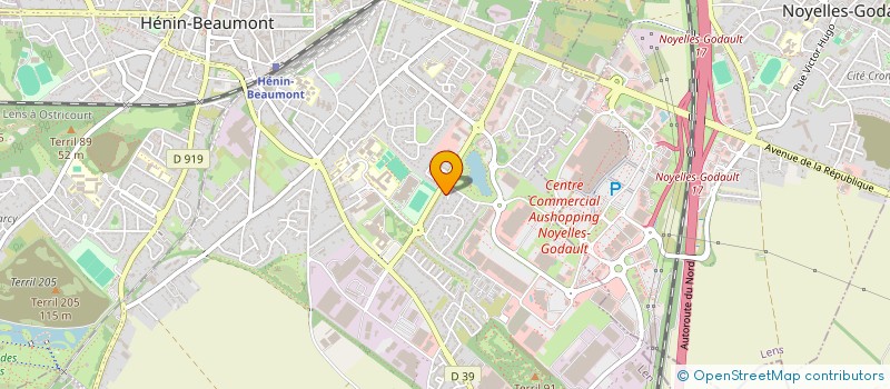 localisation de l'entreprise FRANCE NETTOYAGE SPECIFIQUE  HENIN-BEAUMONT