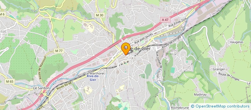 localisation de l'entreprise FRANCE OBSEQUES LOIRE à RIVE-DE-GIER
