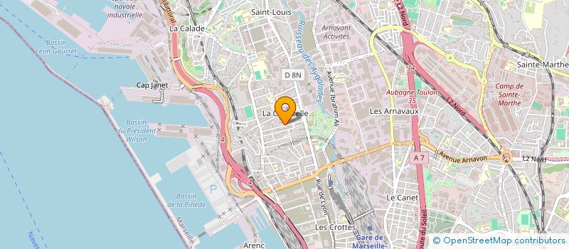 localisation de l'entreprise FRANCE OFFSHORE à MARSEILLE