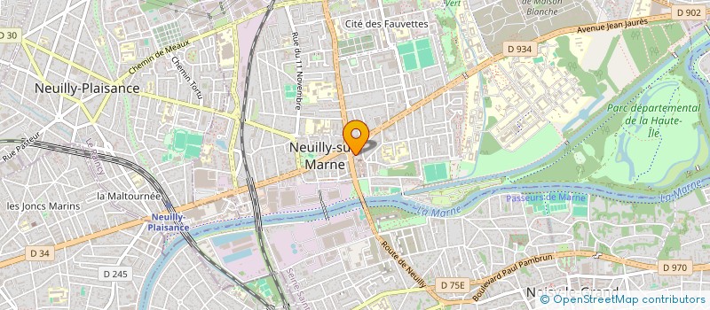 localisation de l'entreprise FRANCE OLIVIER à NEUILLY-SUR-MARNE