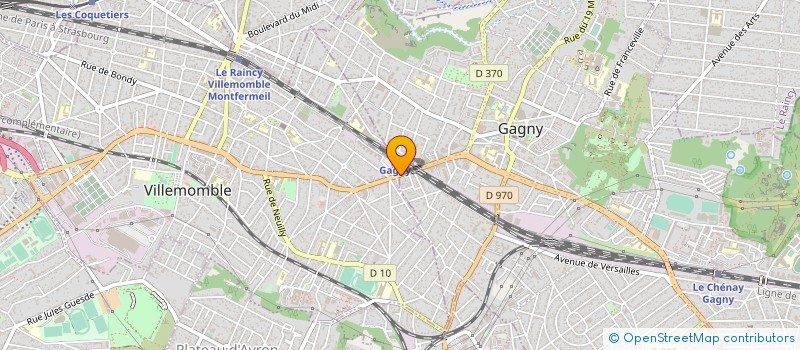 localisation de l'entreprise FRANCE ONGLES à GAGNY