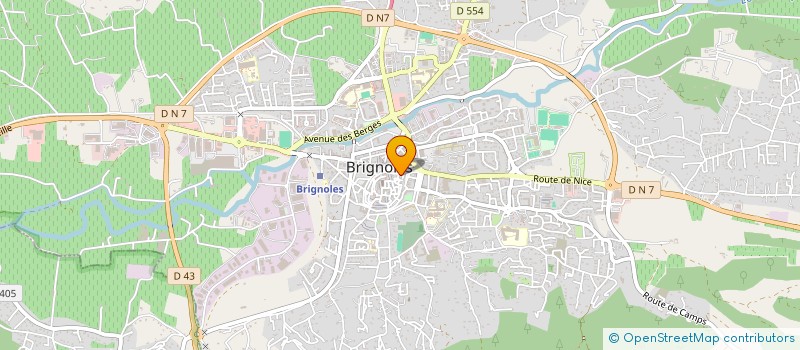 localisation de l'entreprise FRANCE ORIENTATION CONSEIL à BRIGNOLES
