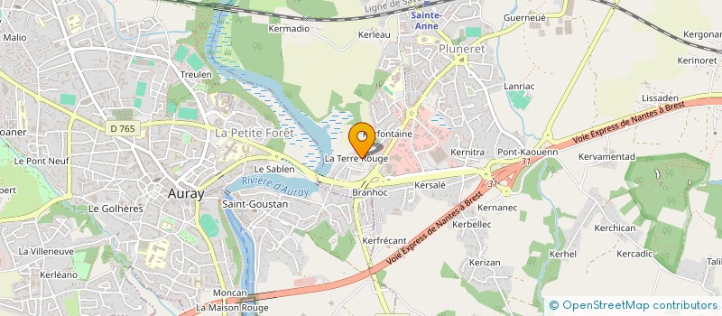 localisation de l'entreprise FRANCE OUEST DIFFUSION à PLUNERET