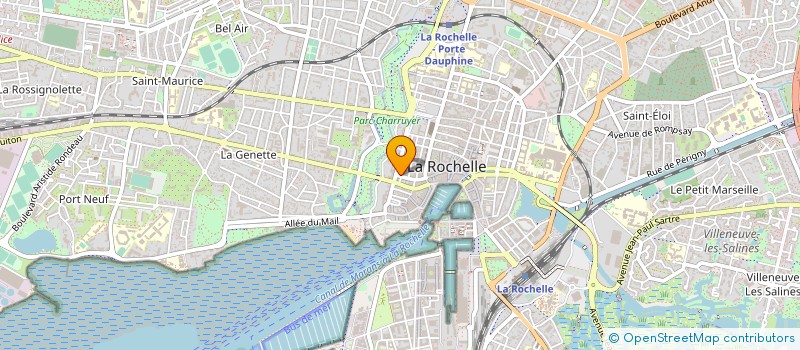 localisation de l'entreprise FRANCE OUEST PUBLICITE à LA ROCHELLE