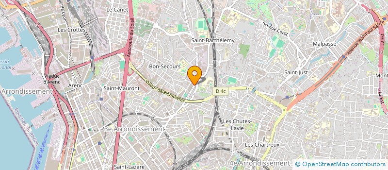 localisation de l'entreprise FRANCE PACHA DISTRIBUTION  MARSEILLE