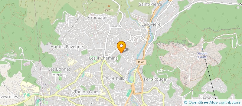 localisation de l'entreprise FRANCE PAIE  TOULON