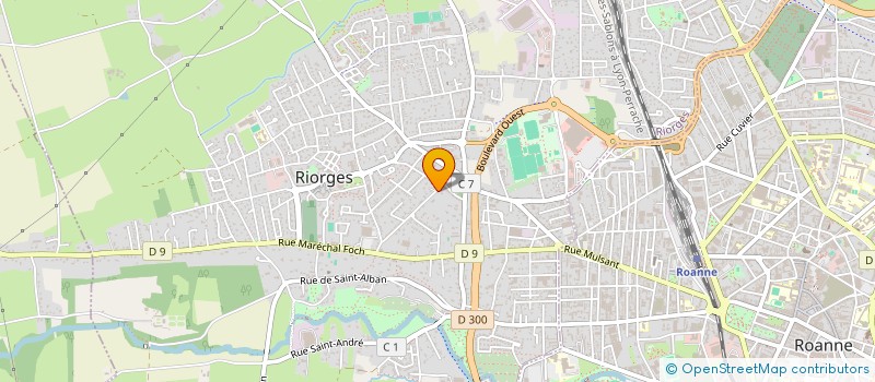 localisation de l'entreprise FRANCE-PALESTINE SOLIDARITE - GROUPE LOCAL DU ROANNAIS à RIORGES