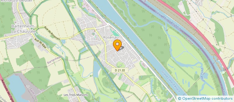localisation de l'entreprise FRANCE PAPIERS PEINTS EXPANSION à ROSENAU