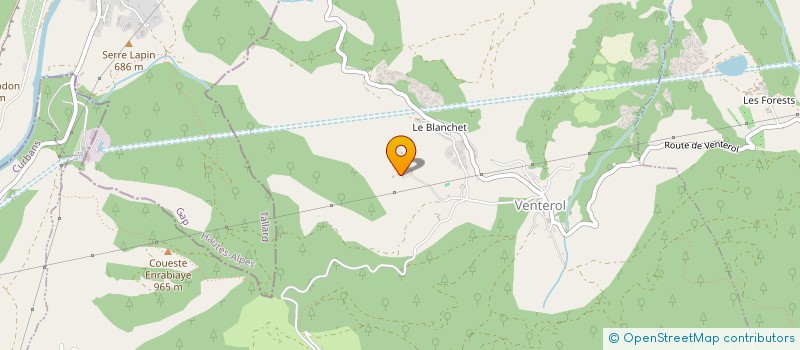 localisation de l'entreprise FRANCE PARACHUTISME  TALLARD