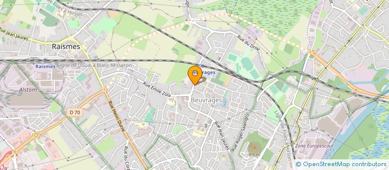 localisation de l'entreprise FRANCE PARANORMAL  BEUVRAGES