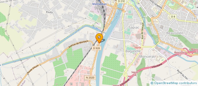 localisation de l'entreprise FRANCE PARTS AUTOMOTIVE  MONTAUBAN