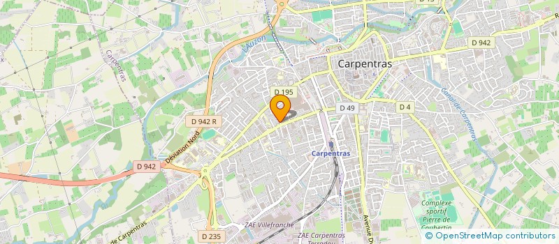 localisation de l'entreprise FRANCE PASSION  CARPENTRAS