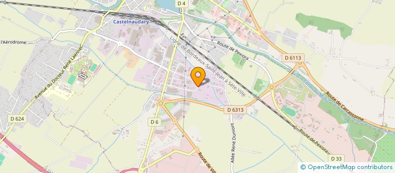 localisation de l'entreprise FRANCE PEINTURE AGRO-INDUSTRIE  CASTELNAUDARY