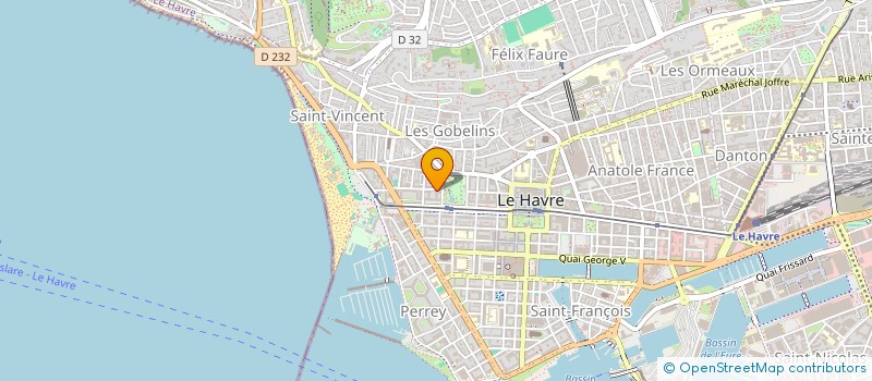 localisation de l'entreprise FRANCE PERE ET FILS à LE HAVRE