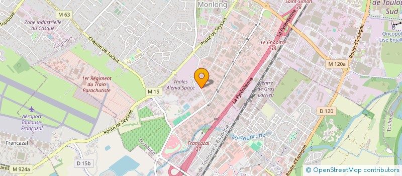 localisation de l'entreprise FRANCE PERFUSION TOULOUSE à TOULOUSE