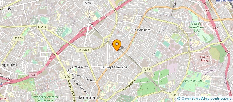 localisation de l'entreprise FRANCE PICARDIE ELECTRICITE à MONTREUIL