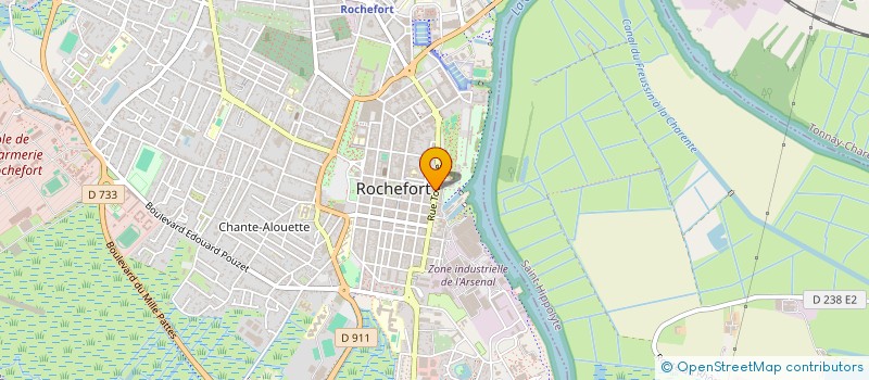 localisation de l'entreprise FRANCE PIERRE 1  ROCHEFORT